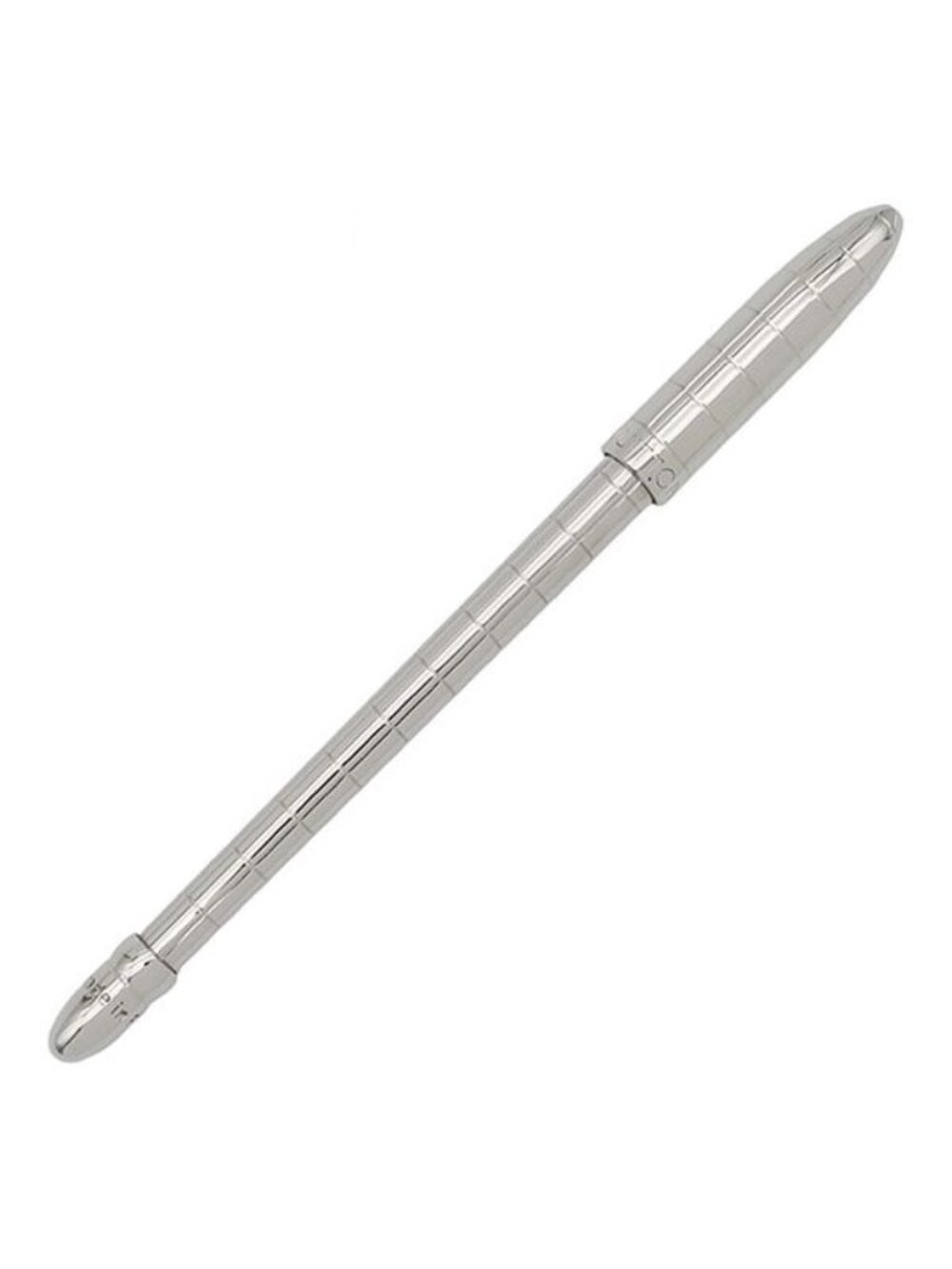 Louis Vuitton Ballpoint Pen Stilo Agenda GM Metal Silver Twist Type Confirmed